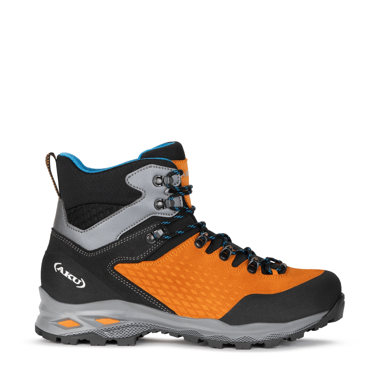 Alterra II GTX: ¡Arancio-Nero, la montaña te espera! Aventura, estilo y seguridad, ¡a tus pies!